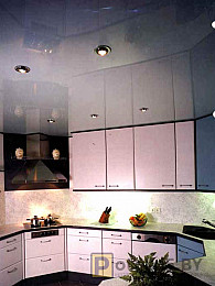 Натяжной потолок в кухню или ванную
