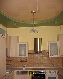 Натяжной потолок в кухню квартиры