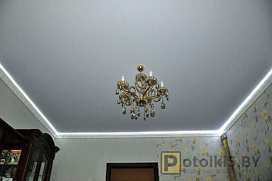Натяжной потолок с подсветкой 15