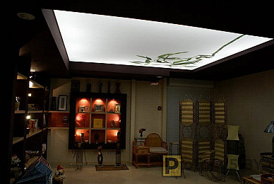 Натяжной потолок с подсветкой 34
