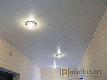 Сатиновый натяжной потолок в коридор, прихожую или другое помещение