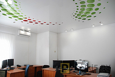 Натяжной потолок в офис 35
