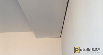 Натяжной потолок с теневым профилем 5 в Колодищах