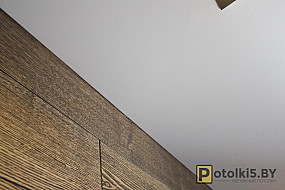 Натяжной потолок с теневым профилем 6 в Боровлянах  