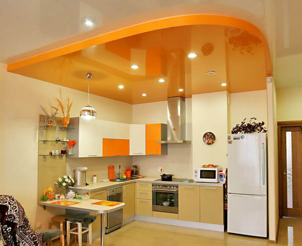 Какой Дизайн Потолка Лучше Сделать на Кухне + 180 ФОТО